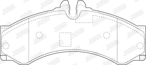 Jurid 2915309560 - Kit de plaquettes de frein, frein à disque cwaw.fr