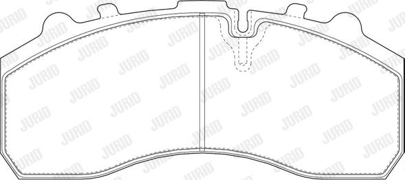 Jurid 2910815390 - Kit de plaquettes de frein, frein à disque cwaw.fr