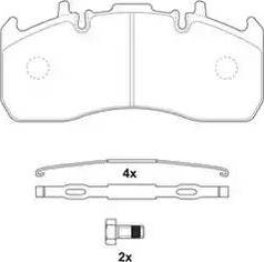 Jurid 2917709560 - Kit de plaquettes de frein, frein à disque cwaw.fr