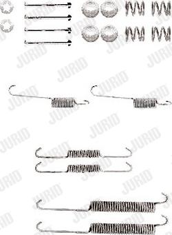 Jurid 771288J - Kit d'accessoires, mâchoire de frein cwaw.fr