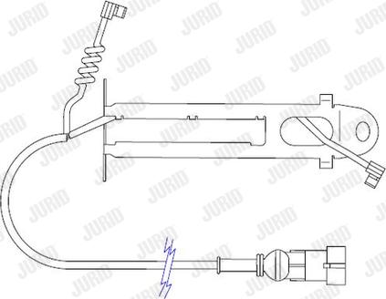 Jurid FAI126 - Contact d'avertissement, usure des plaquettes de frein cwaw.fr