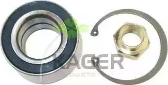 Kager 83-0407 - Kit de roulements de roue cwaw.fr