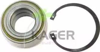 Kager 83-0713 - Kit de roulements de roue cwaw.fr