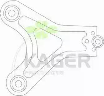 Kager 870442 - Bras de liaison, suspension de roue cwaw.fr