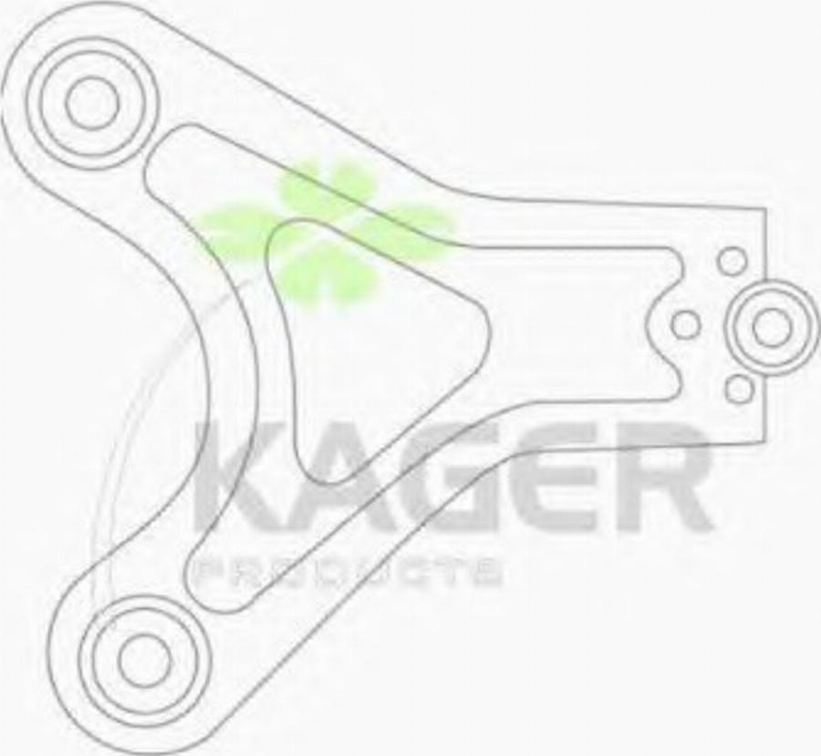 Kager 87-0429 - Bras de liaison, suspension de roue cwaw.fr