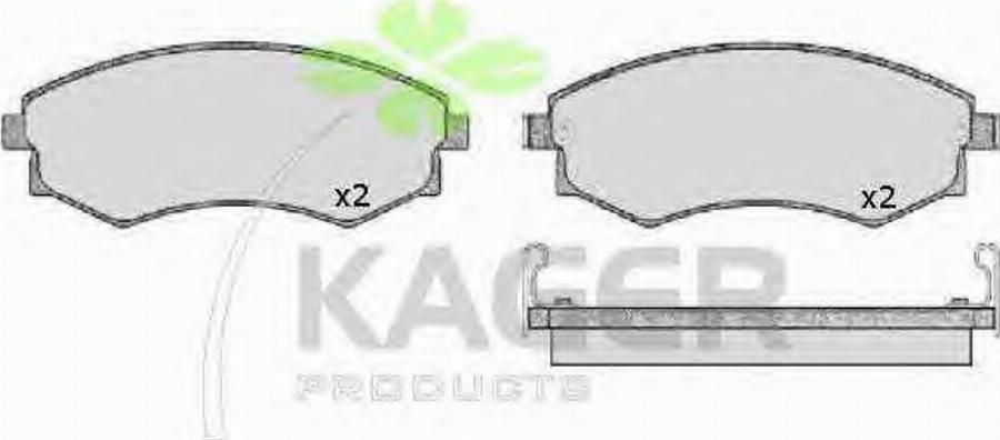 Kager 35-0121 - Kit de plaquettes de frein, frein à disque cwaw.fr