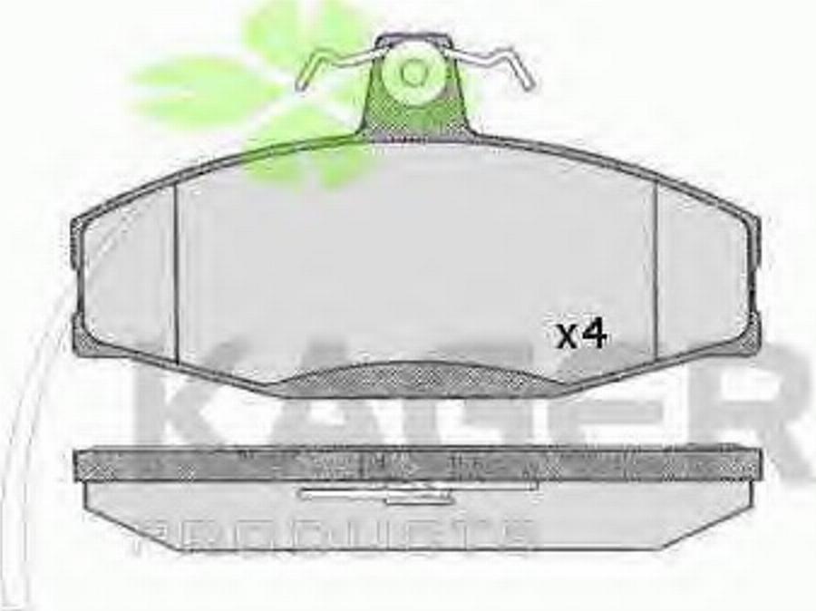 Kager 35-0390 - Kit de plaquettes de frein, frein à disque cwaw.fr