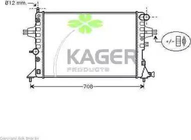 Kager 31-0798 - Radiateur, refroidissement du moteur cwaw.fr