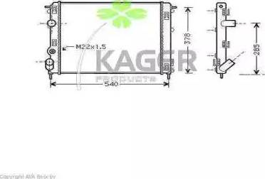 Kager 31-2002 - Filtre à air cwaw.fr