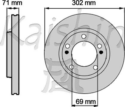 Kaishin CBR448 - Disque de frein cwaw.fr