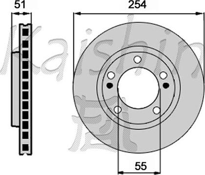 Kaishin CBR454 - Disque de frein cwaw.fr