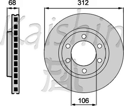 Kaishin CBR462 - Disque de frein cwaw.fr