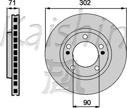 Kaishin CBR557 - Disque de frein cwaw.fr