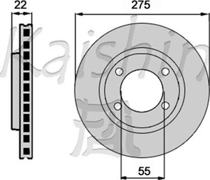 Kaishin CBR503 - Disque de frein cwaw.fr