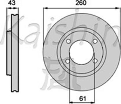 Kaishin CBR571 - Disque de frein cwaw.fr