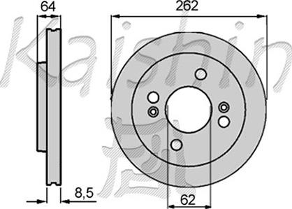 Kaishin CBR051 - Disque de frein cwaw.fr