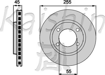 Kaishin CBR085 - Disque de frein cwaw.fr