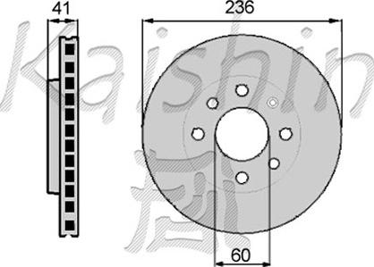 Kaishin CBR036 - Disque de frein cwaw.fr