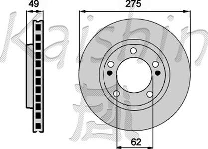 Kaishin CBR156 - Disque de frein cwaw.fr