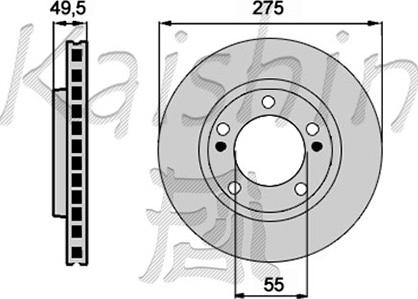 Kaishin CBR101 - Disque de frein cwaw.fr