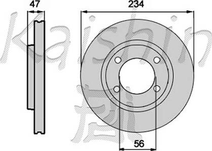 Kaishin CBR308 - Disque de frein cwaw.fr