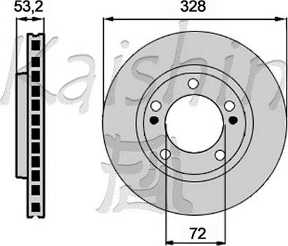 Kaishin CBR335 - Disque de frein cwaw.fr