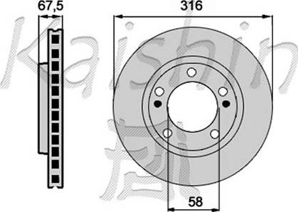 Kaishin CBR256 - Disque de frein cwaw.fr