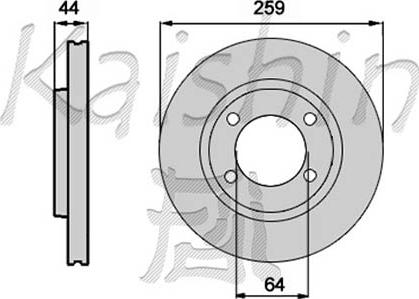 Kaishin CBR257 - Disque de frein cwaw.fr