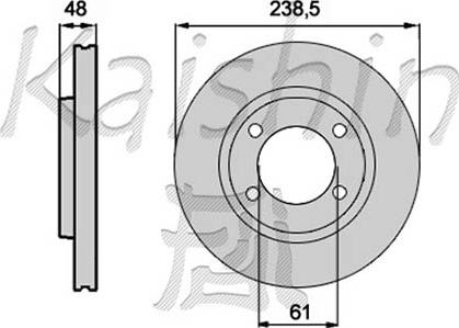 Kaishin CBR260 - Disque de frein cwaw.fr