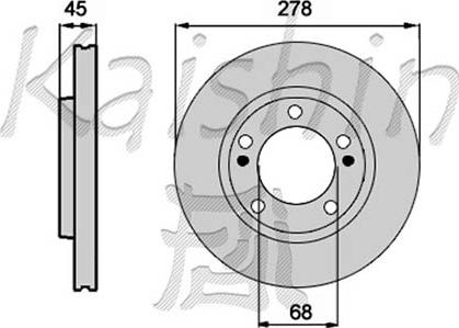 Kaishin CBR279 - Disque de frein cwaw.fr