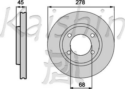 Kaishin CBR274 - Disque de frein cwaw.fr