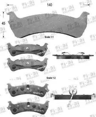 Kaishin D9977 - Kit de plaquettes de frein, frein à disque cwaw.fr