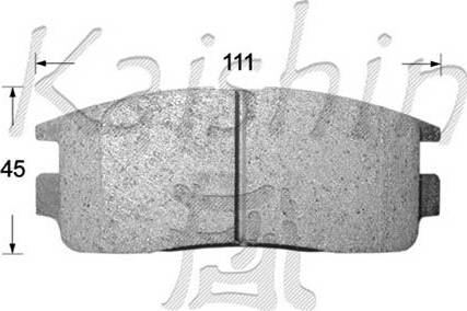 Kaishin D9063OE - Kit de plaquettes de frein, frein à disque cwaw.fr