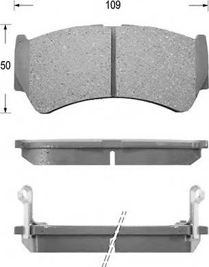 Kaishin D9032 - Kit de plaquettes de frein, frein à disque cwaw.fr