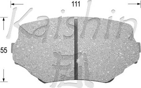 Kaishin D9024 - Kit de plaquettes de frein, frein à disque cwaw.fr