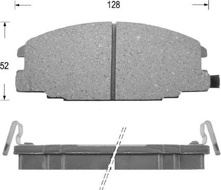 Kaishin D4029 - Kit de plaquettes de frein, frein à disque cwaw.fr