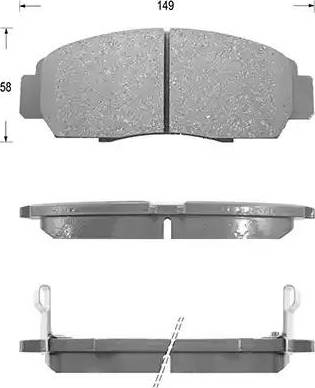 Kaishin FK5177 - Kit de plaquettes de frein, frein à disque cwaw.fr