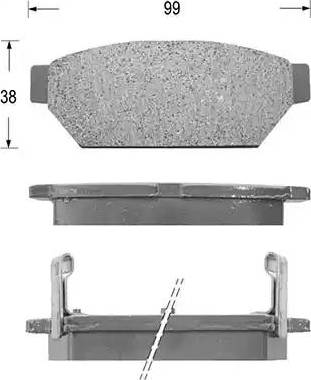 Kaishin D6067 - Kit de plaquettes de frein, frein à disque cwaw.fr