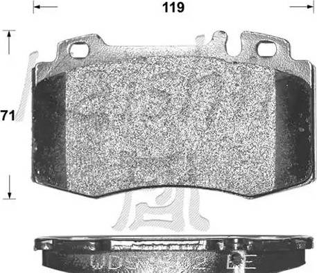 Kaishin D10079 - Kit de plaquettes de frein, frein à disque cwaw.fr