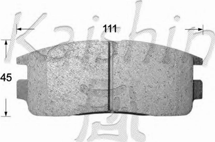 Kaishin D10132 - Kit de plaquettes de frein, frein à disque cwaw.fr