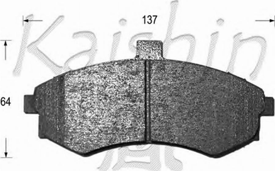 Kaishin D11142 - Kit de plaquettes de frein, frein à disque cwaw.fr