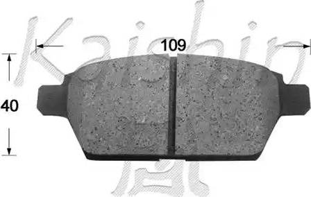 Kaishin D3141 - Kit de plaquettes de frein, frein à disque cwaw.fr