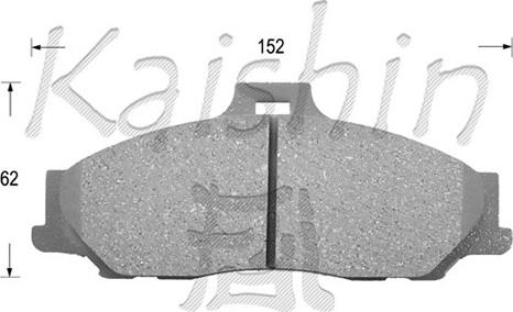 Kaishin D3119 - Kit de plaquettes de frein, frein à disque cwaw.fr