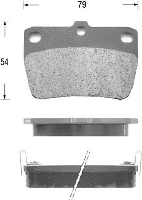 Kaishin D2188 - Kit de plaquettes de frein, frein à disque cwaw.fr