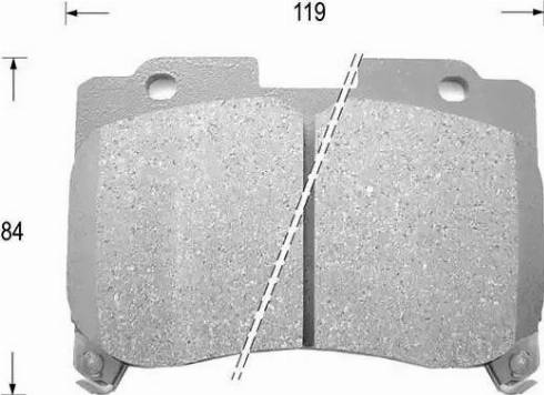 Kaishin D2136 - Kit de plaquettes de frein, frein à disque cwaw.fr