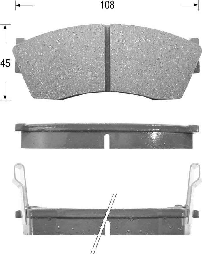 Kaishin FK9005 - Kit de plaquettes de frein, frein à disque cwaw.fr