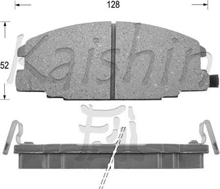 Kaishin FK4029 - Kit de plaquettes de frein, frein à disque cwaw.fr