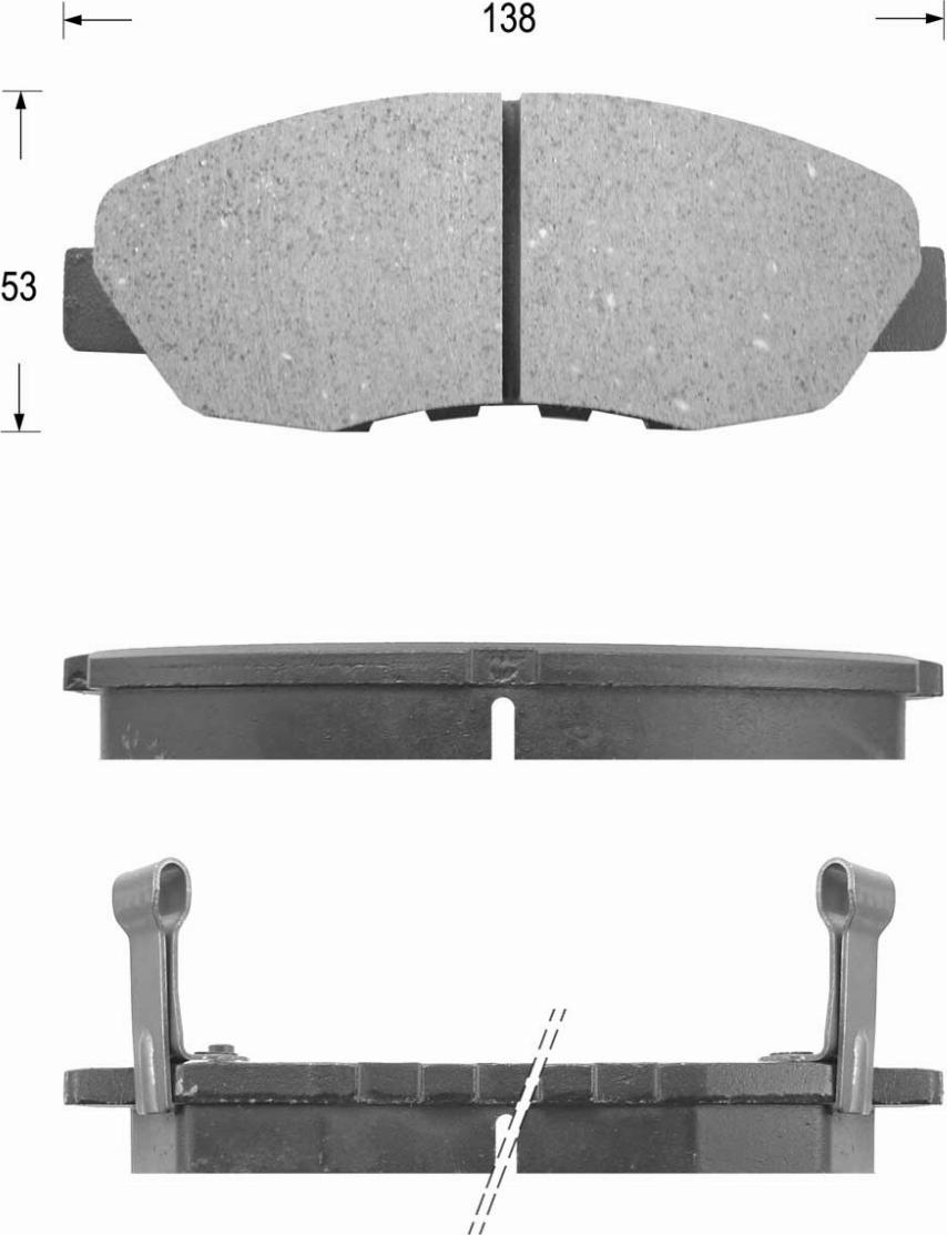 Kaishin FK5091 - Kit de plaquettes de frein, frein à disque cwaw.fr