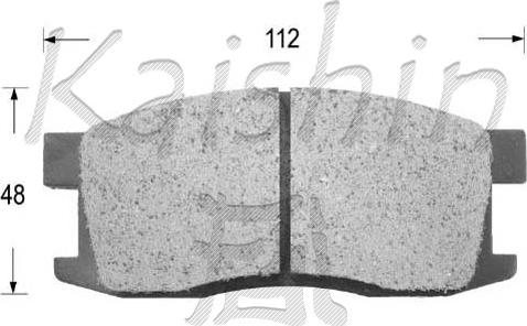 Kaishin FK5010 - Kit de plaquettes de frein, frein à disque cwaw.fr