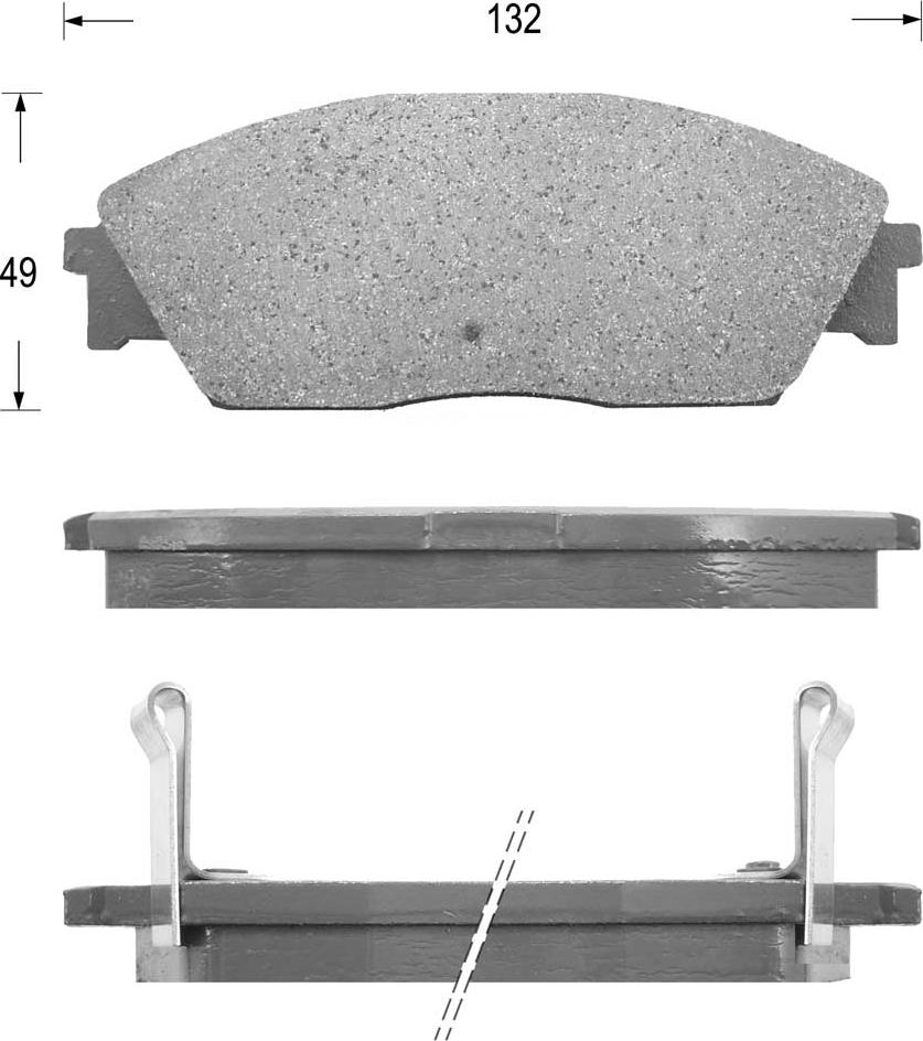 Kaishin FK5039 - Kit de plaquettes de frein, frein à disque cwaw.fr